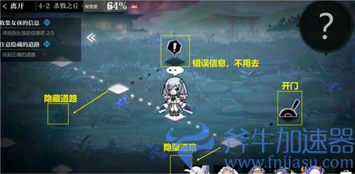 灵魂潮汐4-2隐藏道路在哪 收集女孩的信息100%探索度攻略