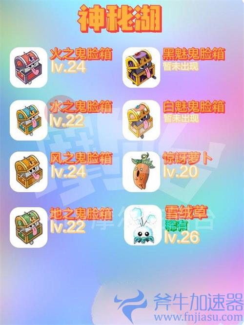 摩尔庄园精灵图鉴大全 详细分布地点