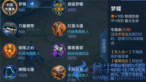 王者荣耀英雄专属装备大全图鉴