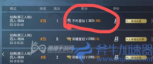 和平精英落地成盒观战队友掉分少吗