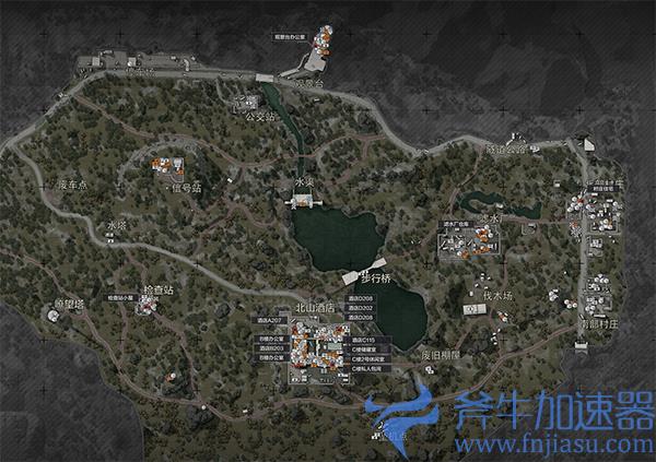 暗区突围北部山区地图01