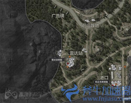 暗区突围山谷物资分布图01