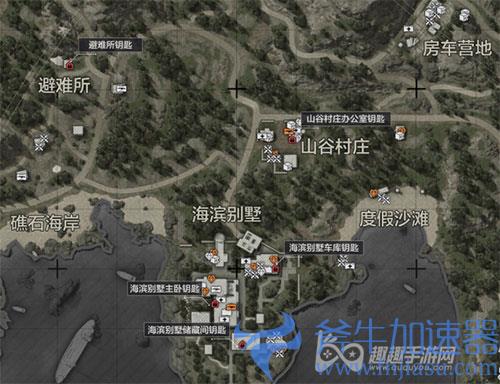 暗区突围山谷物资分布图02