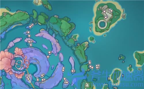 原神珊瑚真珠位置图 珊瑚珍珠分布大全