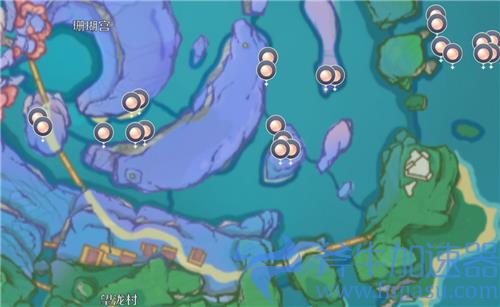 原神珊瑚真珠位置图 珊瑚珍珠分布大全