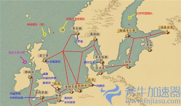 梦回大航海船员位置01