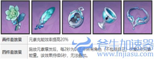 原神珊瑚宫心海圣遗物搭配攻略 新手前期四星带什么套装好