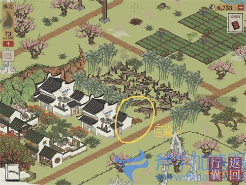 江南百景图苏州探险桃花坞宝箱钥匙位置攻略