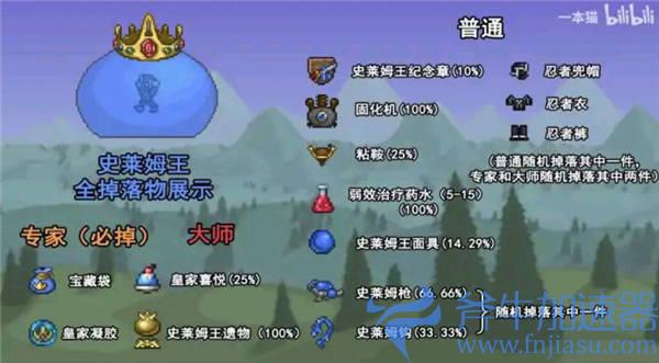 史莱姆王掉落大全