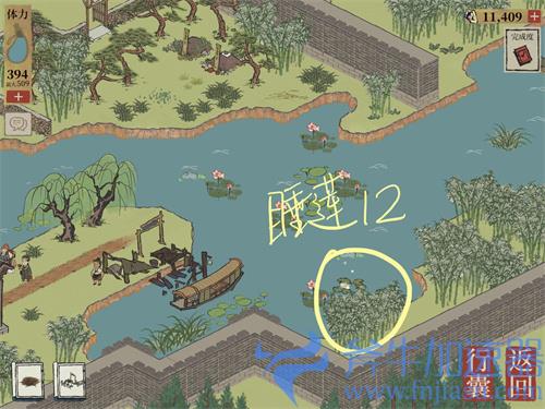 江南百景图钱塘门睡莲位置大全 睡莲分布在哪