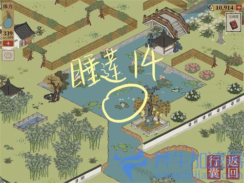 江南百景图钱塘门睡莲位置大全 睡莲分布在哪