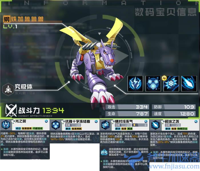 数码宝贝新世纪钢铁加鲁鲁