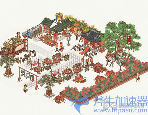 江南百景图喜结连理搭配图02