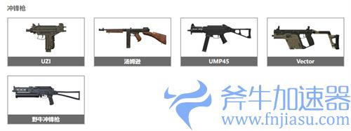 和平精英武器大全 全武器介绍