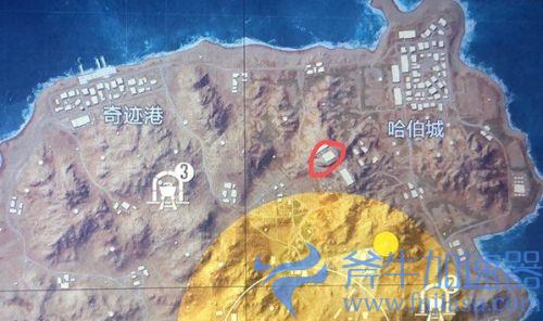 和平精英黄金岛写字墙在哪 写字楼位置介绍