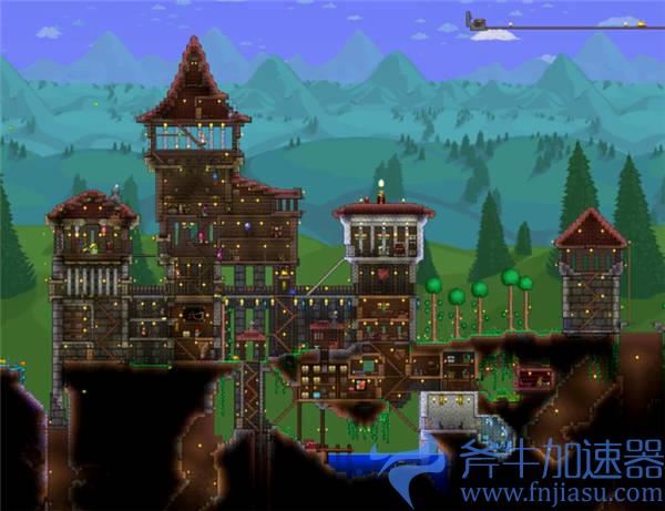 泰拉瑞亚家园设计图 好看的房子分享大全