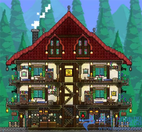 泰拉瑞亚家园设计图 好看的房子分享大全