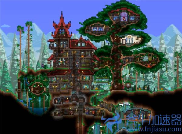 泰拉瑞亚家园设计图 好看的房子分享大全