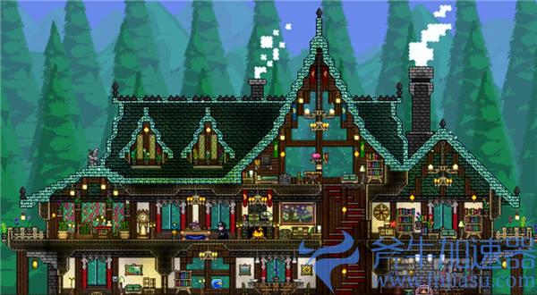 泰拉瑞亚家园设计图 好看的房子分享大全