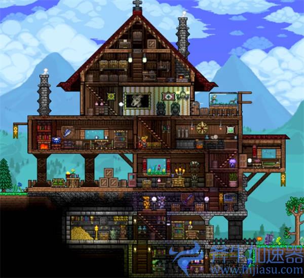 泰拉瑞亚家园设计图 好看的房子分享大全