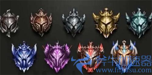 英雄联盟段位级别排列表