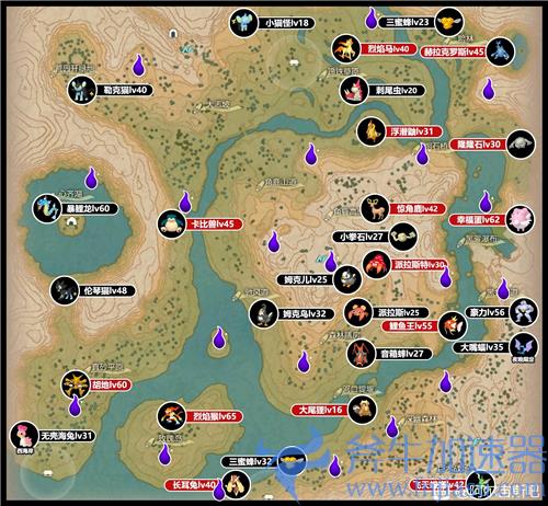 宝可梦传说阿尔宙斯头目分布地点位置图