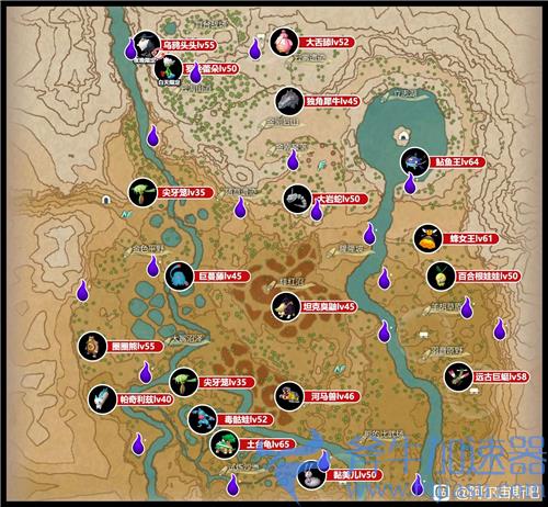 宝可梦传说阿尔宙斯头目分布地点位置图