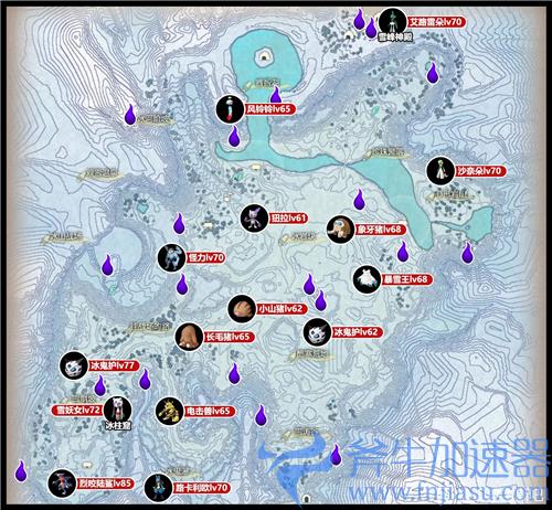 宝可梦传说阿尔宙斯头目分布地点位置图