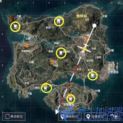 和平精英元宵花灯在哪里 游船地图分布位置