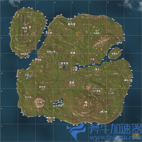 香肠派对载具分布图一览 战斗岛汽车船只都在哪