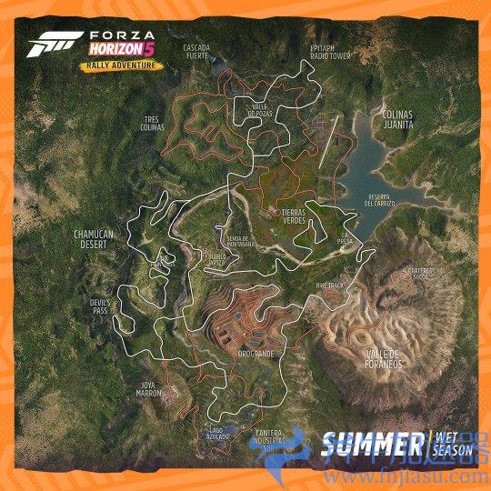 《极限竞速：地平线5》“拉力冒险”资料片地图发布(极限竞速地平线5下载手游)