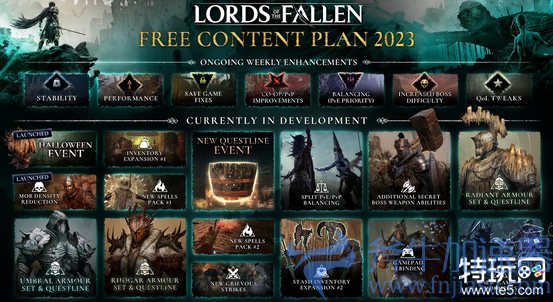《堕落之主》后续更新计划路线图公布：更多免费内容(《堕落之主》官宣完成开发)